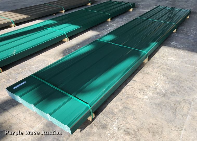 image for item KC9648 (147) sheets of Doerkson Metal Components metal siding/roofing