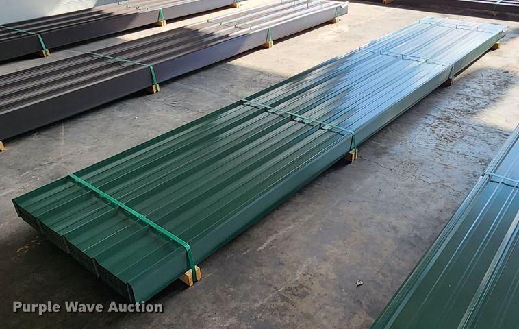 image for item KC9648 (147) sheets of Doerkson Metal Components metal siding/roofing