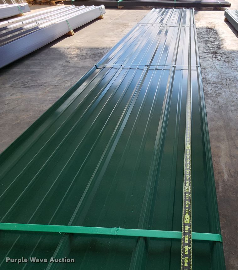 image for item KC9648 (147) sheets of Doerkson Metal Components metal siding/roofing