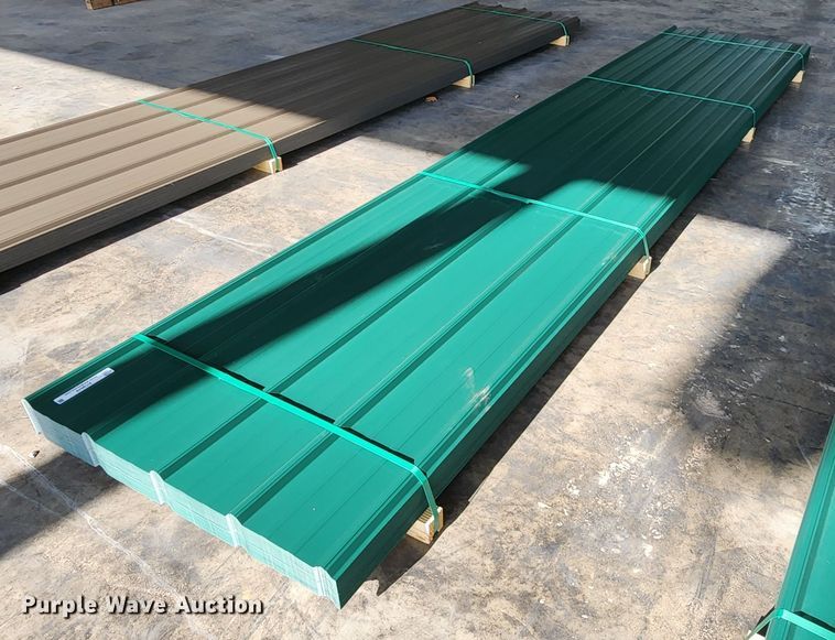 image for item KC9649 (148) sheets of Doerkson Metal Components metal siding/roofing