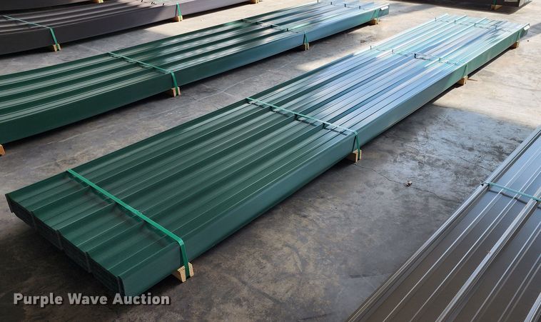 image for item KC9649 (148) sheets of Doerkson Metal Components metal siding/roofing