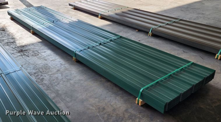 image for item KC9649 (148) sheets of Doerkson Metal Components metal siding/roofing