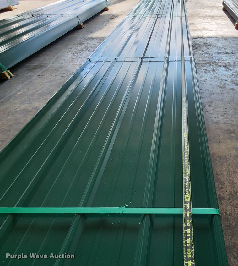 image for item KC9649 (148) sheets of Doerkson Metal Components metal siding/roofing