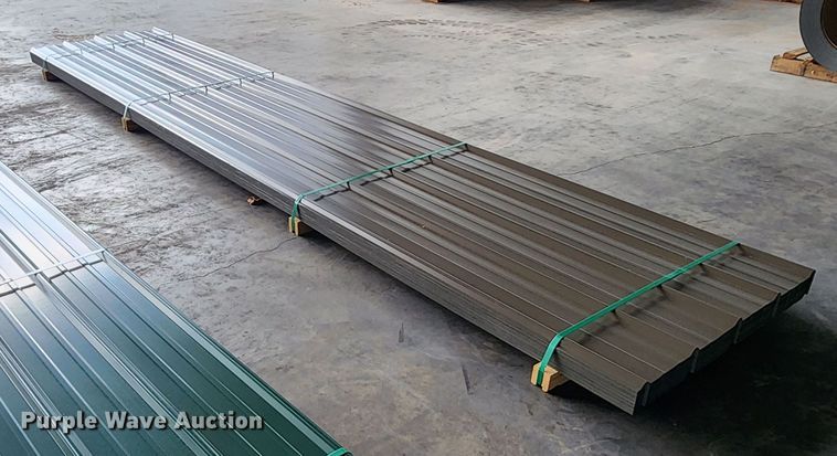image for item KC9650 (119) sheets of Doerkson Metal Components metal siding/roofing