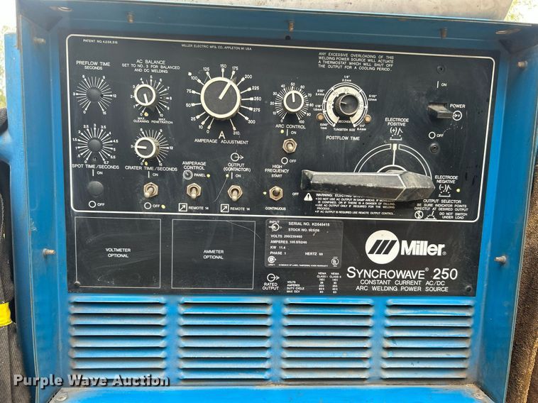 image for item KH9511 (2) Miller welder/generators