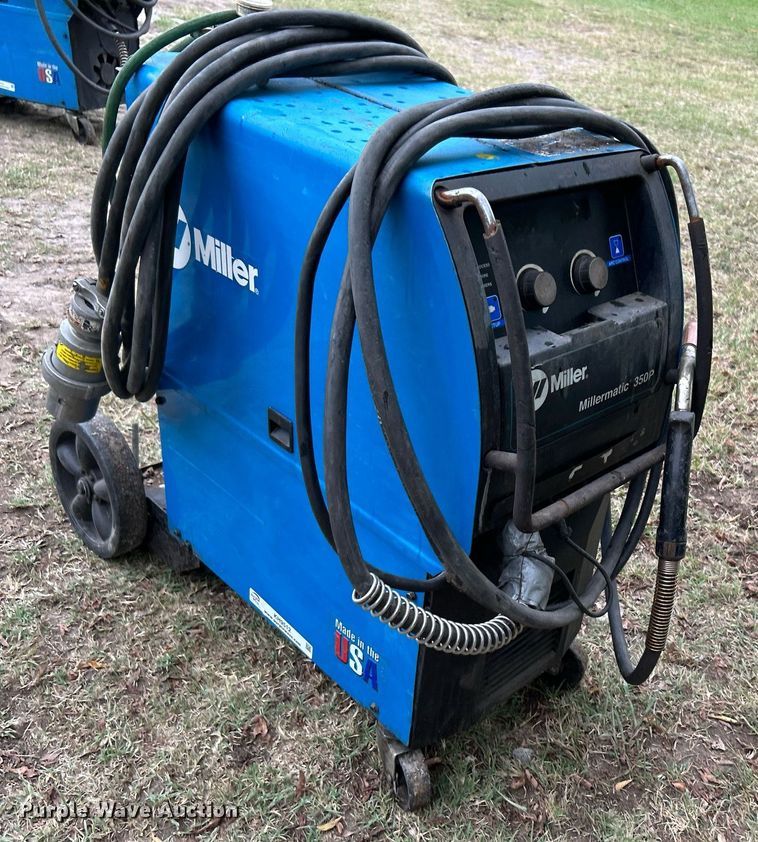 image for item KH9512 (2) Miller Millermatic 350P welders
