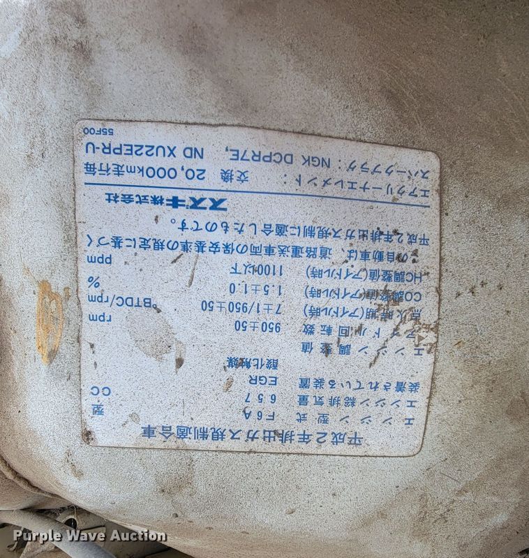 image for item KS9180 1992 Suzuki Encore  mini truck