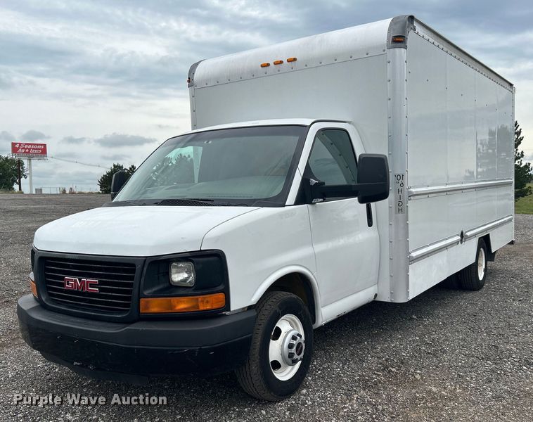 image for item KW9178 2012 GMC Savana  box truck