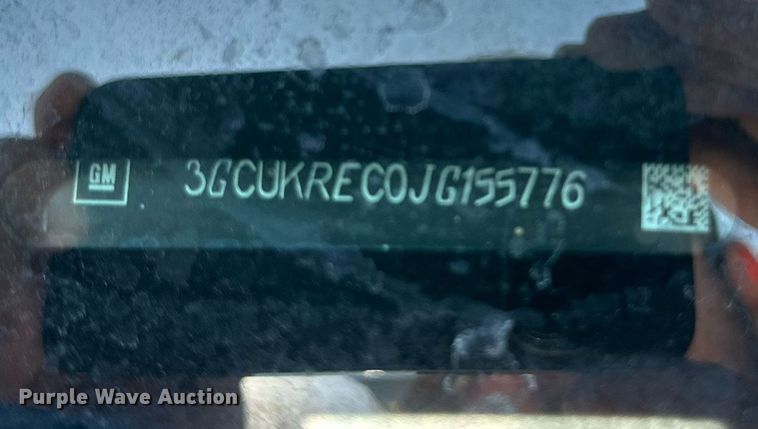 image for item KX9746 2018 Chevrolet Silverado 1500 Crew Cab pickup truck