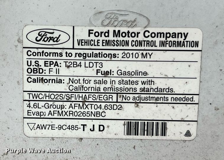 image for item LF9490 2010 Ford F150  SuperCab pickup truck