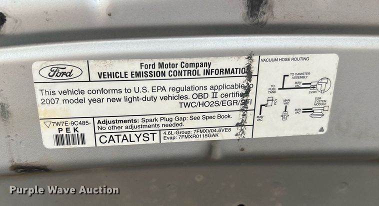 image for item LF9496 2007 Ford Crown Victoria  Police Interceptor