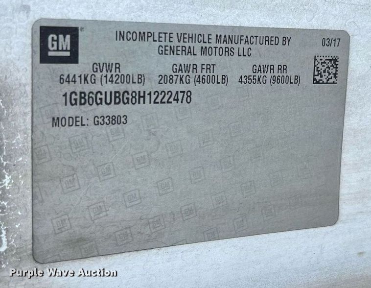 image for item LF9497 2017 Chevrolet Express  shuttle bus