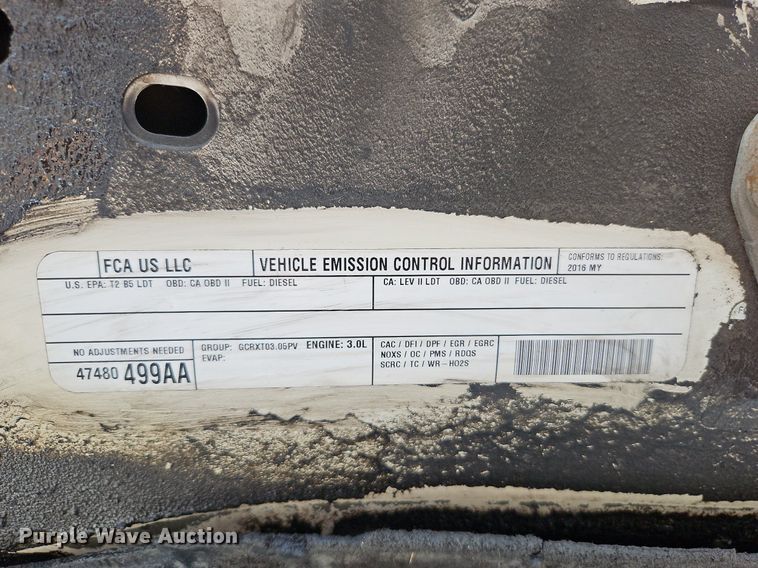 image for item LM9106 2016 Dodge Ram 1500  pickup truck