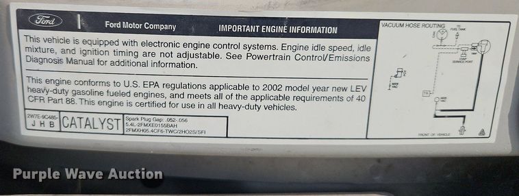 image for item LM9144 2002 Ford E350 Super Duty XL  handicap accessible van