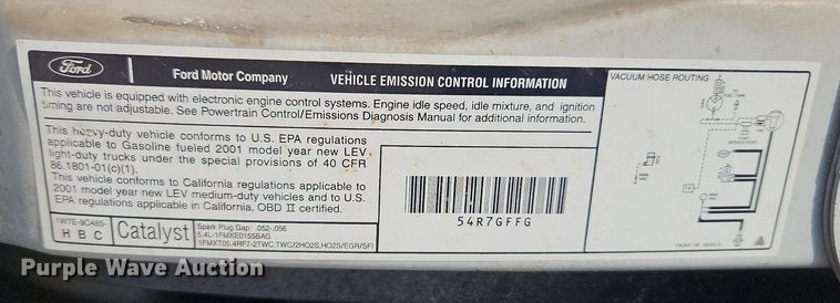 image for item LM9145 2001 Ford E250  handicap accessible van