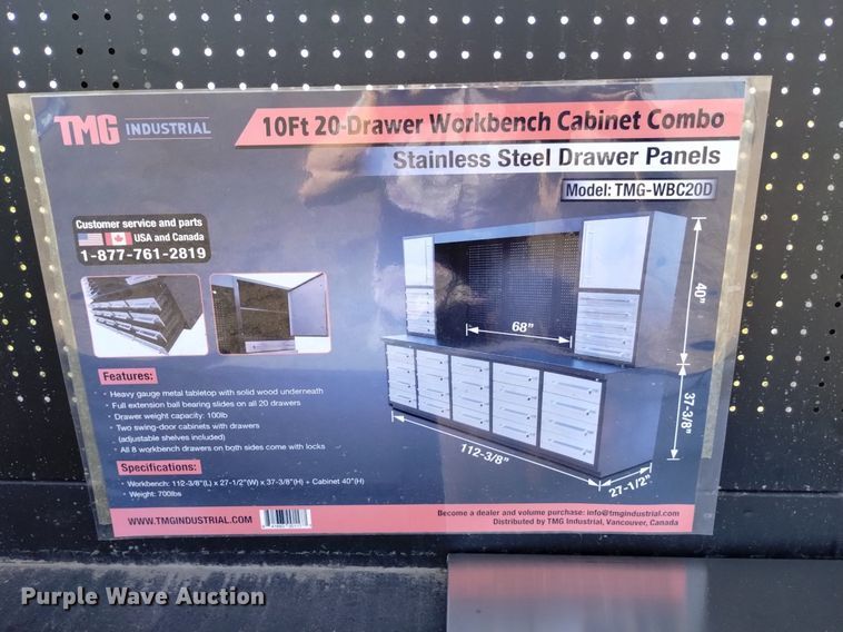 image for item LN9850 (2) TMG Industrial toolboxes