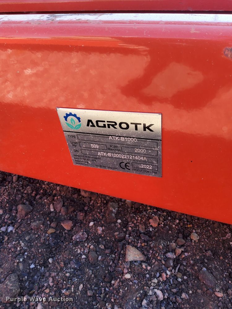 image for item LN9857 2022 Agrotk ATK-B1000 two post automotive lift