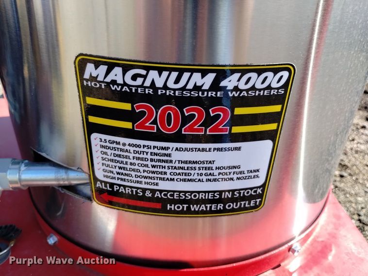 image for item LN9860 Mangum  GS18 pressure washer