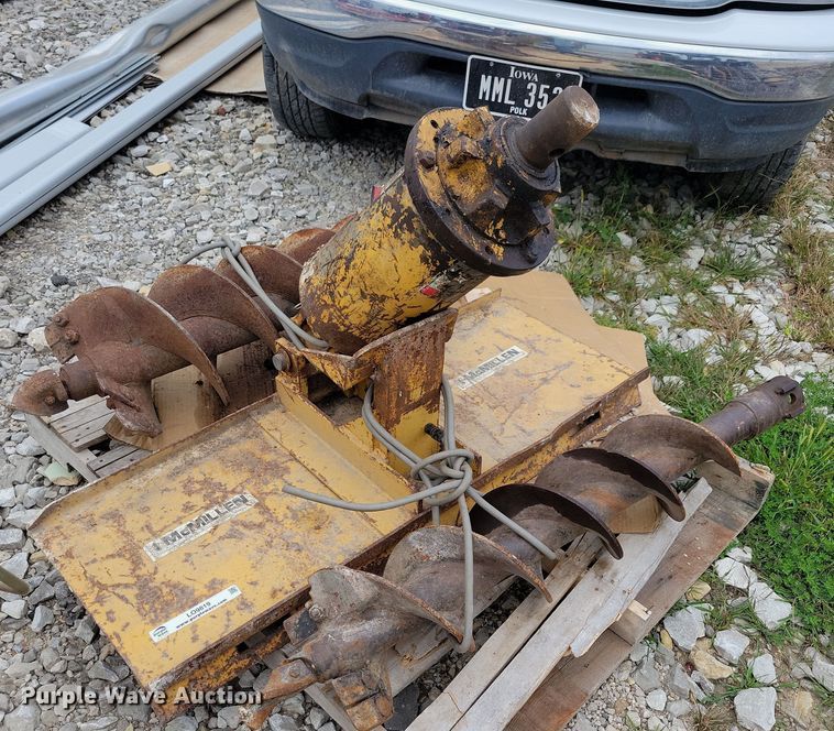image for item LO9819 McMillen  skid steer auger