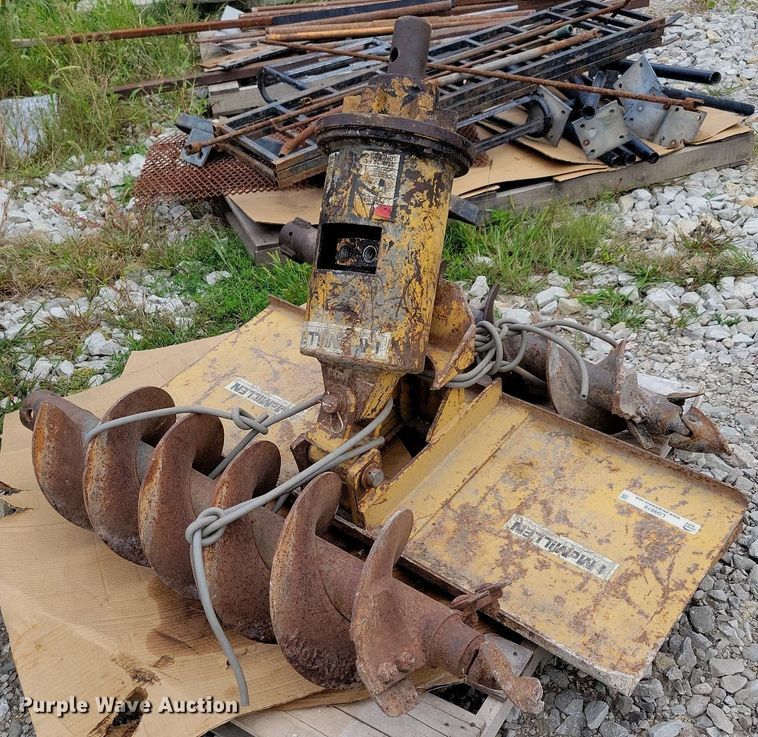 image for item LO9819 McMillen  skid steer auger