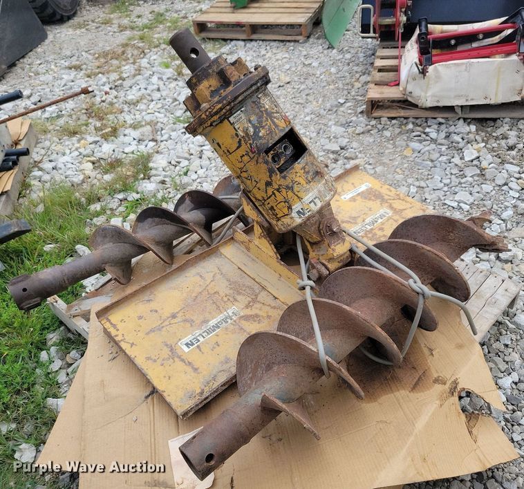 image for item LO9819 McMillen  skid steer auger