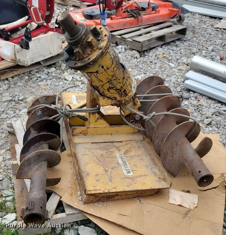 image for item LO9819 McMillen  skid steer auger