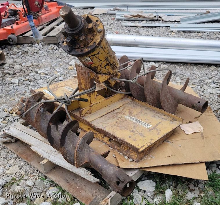 image for item LO9819 McMillen  skid steer auger
