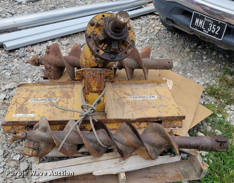 image for item LO9819 McMillen  skid steer auger