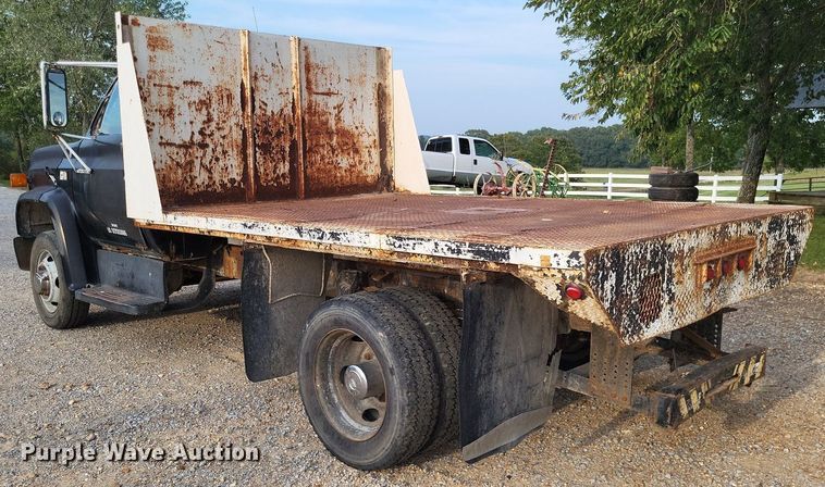 image for item LS9770 1986 Chevrolet C60  dump flatbed truck