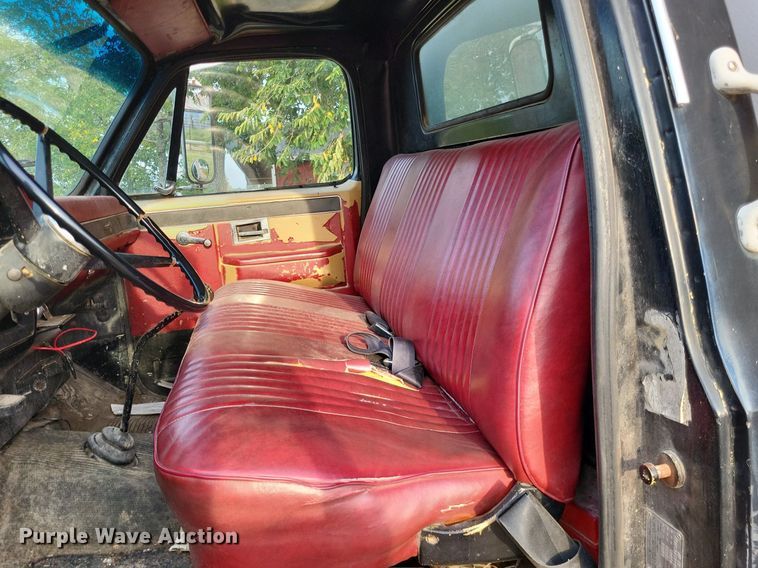 image for item LS9770 1986 Chevrolet C60  dump flatbed truck