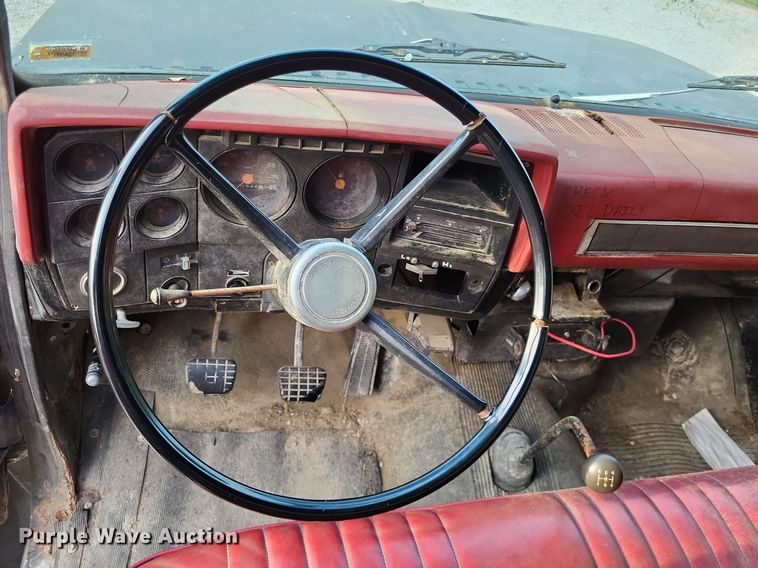 image for item LS9770 1986 Chevrolet C60  dump flatbed truck