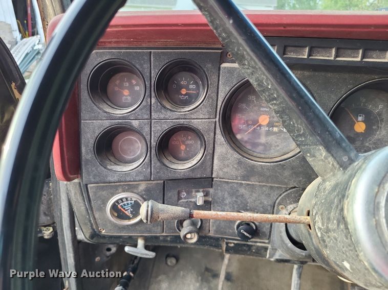 image for item LS9770 1986 Chevrolet C60  dump flatbed truck