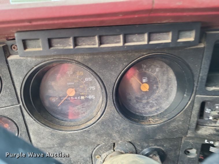 image for item LS9770 1986 Chevrolet C60  dump flatbed truck