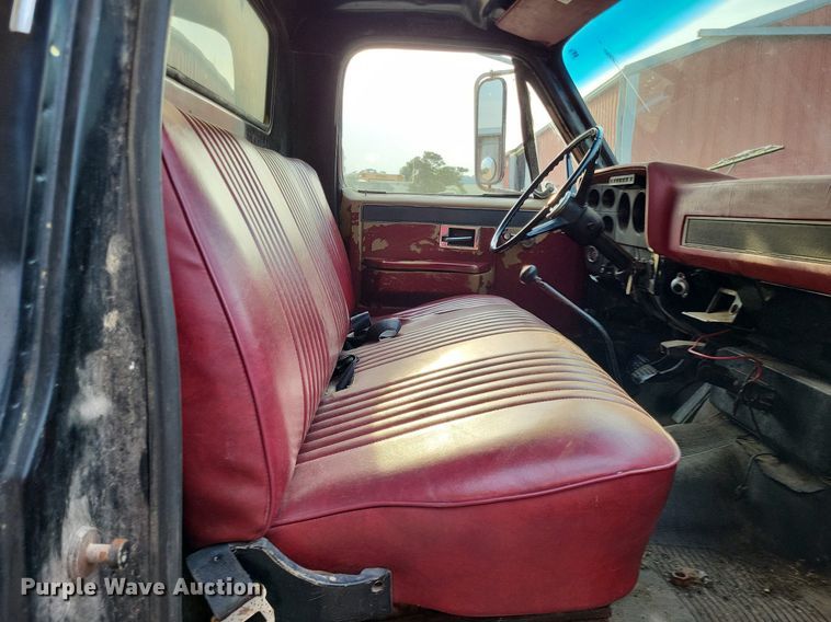 image for item LS9770 1986 Chevrolet C60  dump flatbed truck