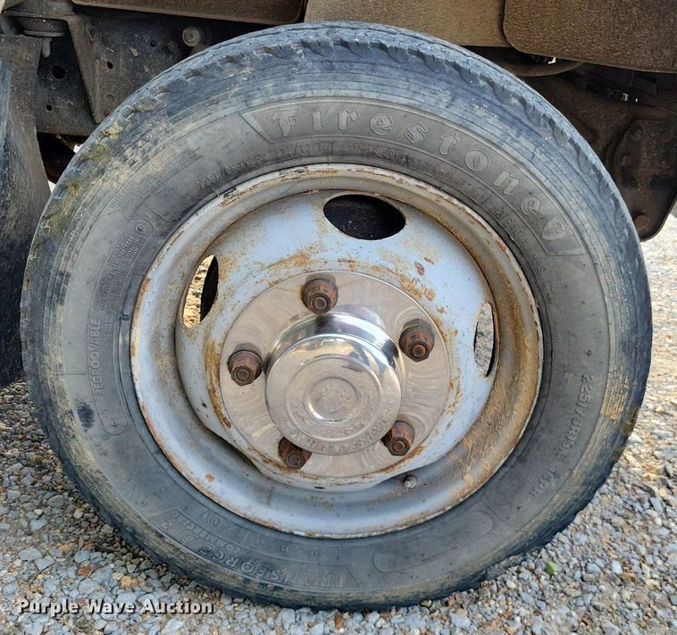 image for item LS9770 1986 Chevrolet C60  dump flatbed truck