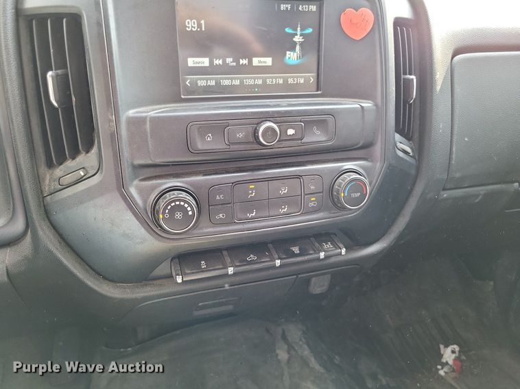 image for item LS9788 2016 Chevrolet Silverado 3500HD pickup truck cab and chassis