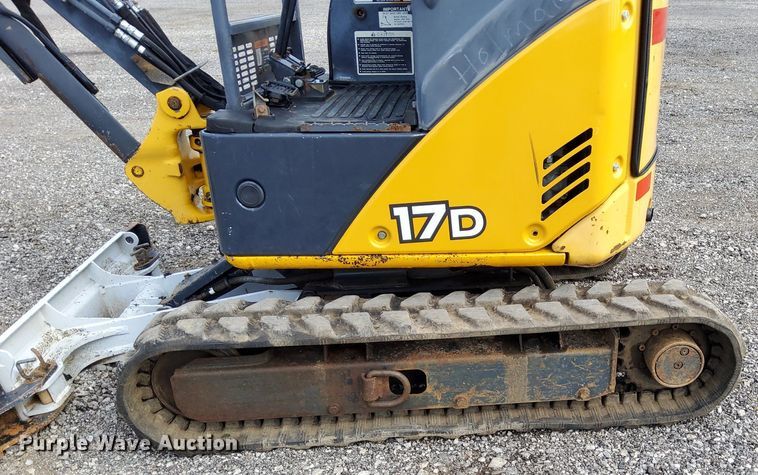 image for item LV9049 John Deere 17D  mini excavator