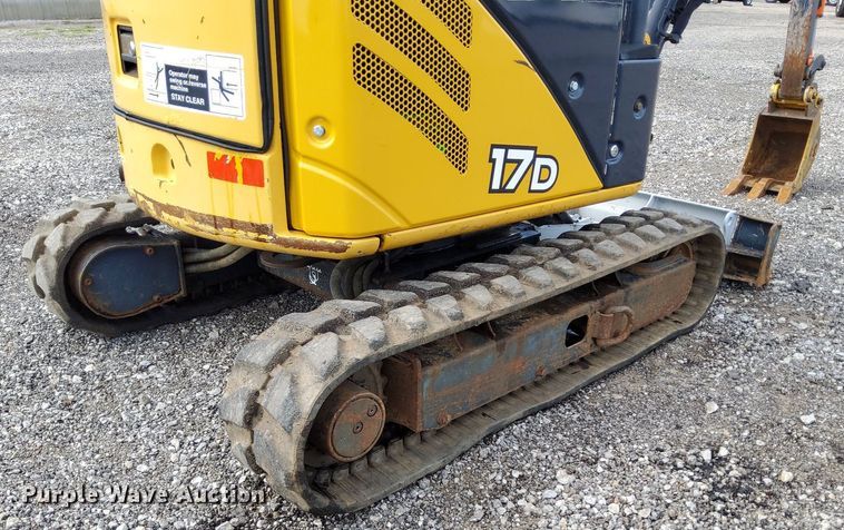 image for item LV9049 John Deere 17D  mini excavator