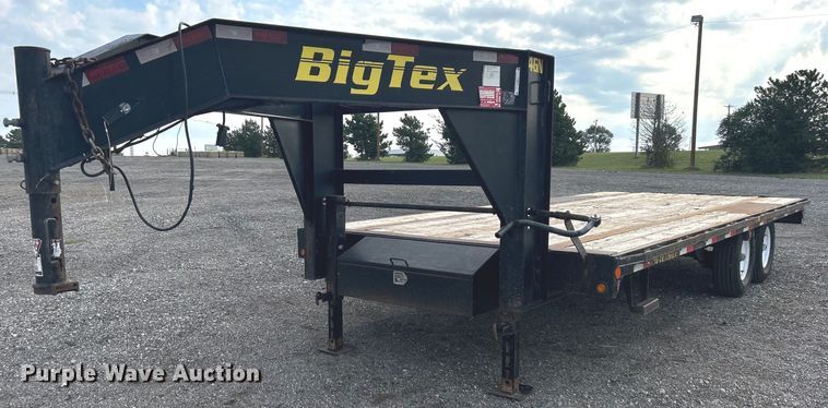 image for item LV9074 2013 Big Tex 14GN-20BK  equipment trailer