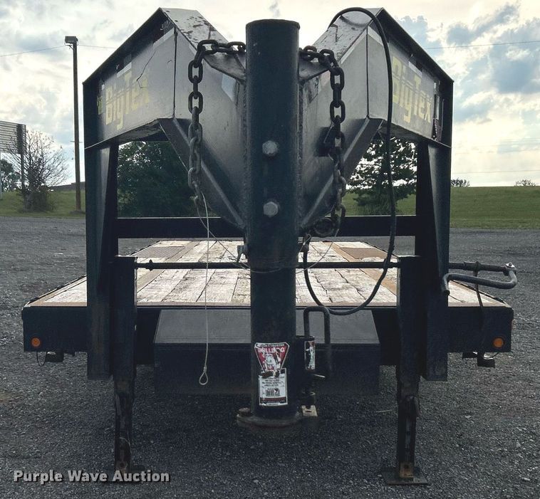 image for item LV9074 2013 Big Tex 14GN-20BK  equipment trailer