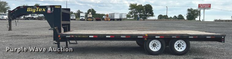 image for item LV9074 2013 Big Tex 14GN-20BK  equipment trailer