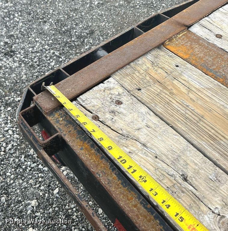 image for item LV9074 2013 Big Tex 14GN-20BK  equipment trailer