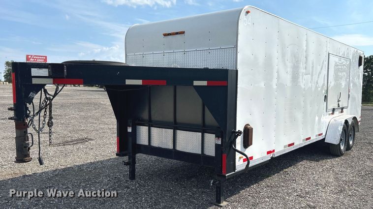 image for item LV9078 2015 C&W trailers 732VT7K2  enclosed cargo trailer