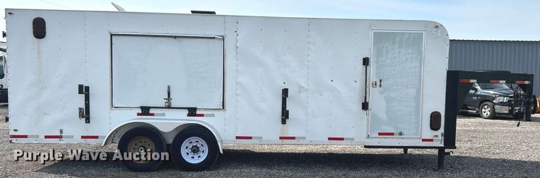 image for item LV9078 2015 C&W trailers 732VT7K2  enclosed cargo trailer