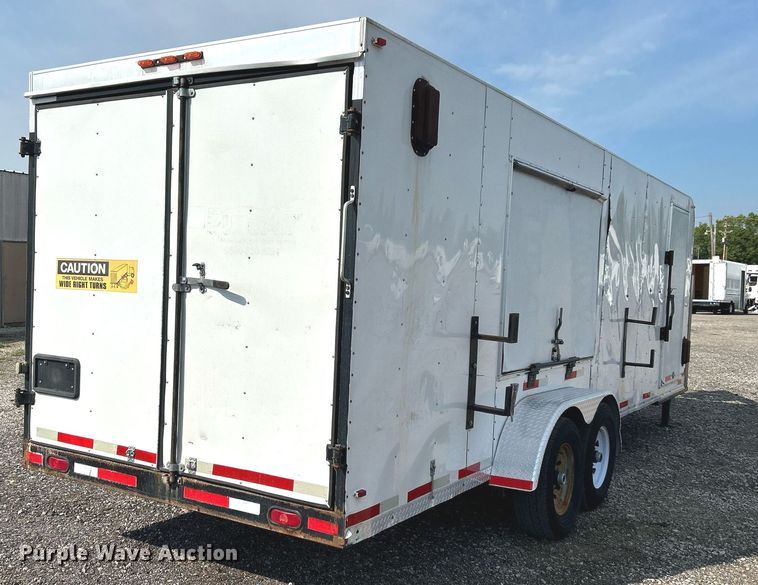 image for item LV9078 2015 C&W trailers 732VT7K2  enclosed cargo trailer