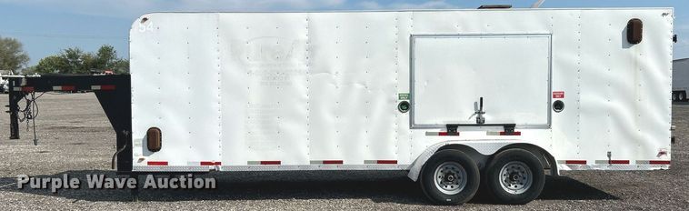 image for item LV9078 2015 C&W trailers 732VT7K2  enclosed cargo trailer