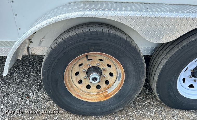 image for item LV9078 2015 C&W trailers 732VT7K2  enclosed cargo trailer