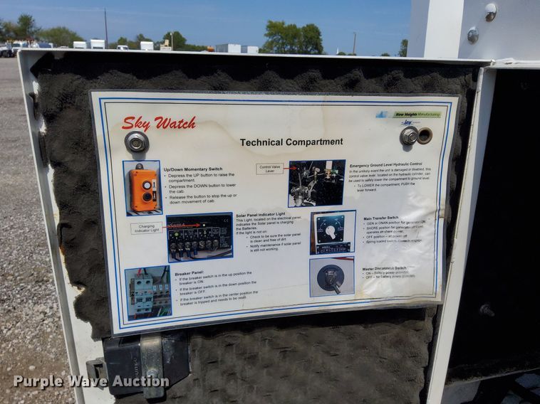 image for item LV9082 Sky Watch JJ7H73  mobile surveillance tower