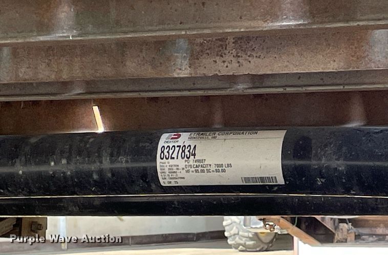 image for item LV9804 2007 Down To Earth DTE8220ER6B  utility trailer