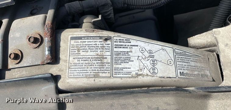 image for item LV9878 2003 Ford  F250 Super Duty XL pickup truck